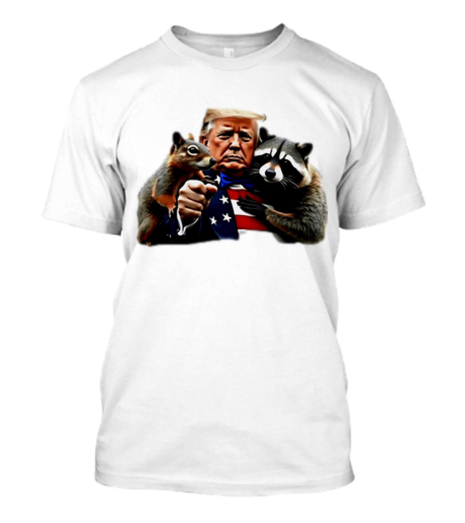 Trump With Peanut Squirrel And Raccoon T-Shirt