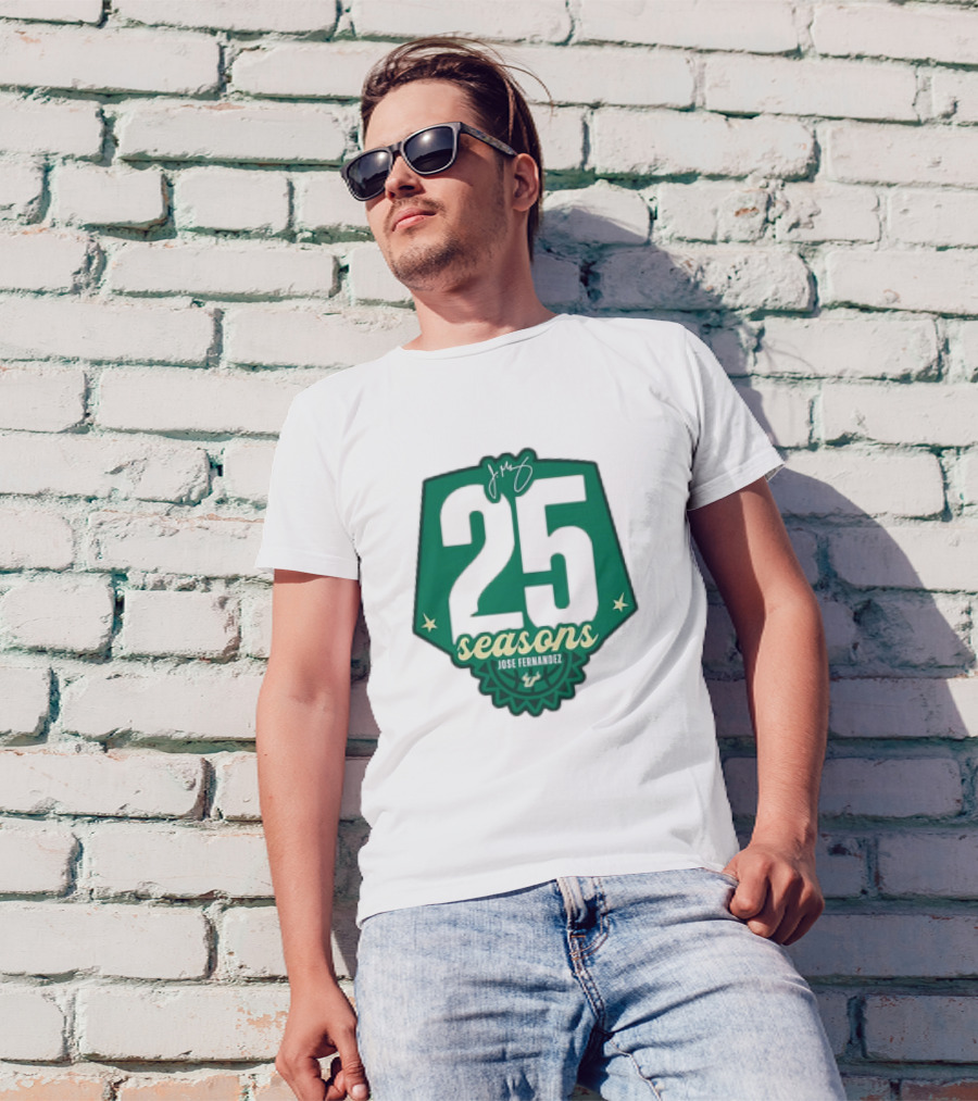 USF Women's Basketball 25 Seasons Jose Fernandez T-Shirt