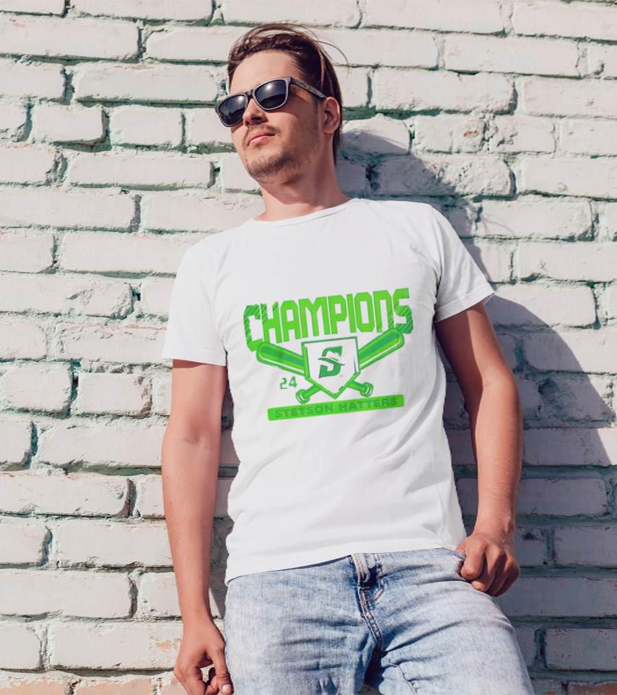 Champions 24 Stetson Hatters S Baseball Tournament T-Shirt