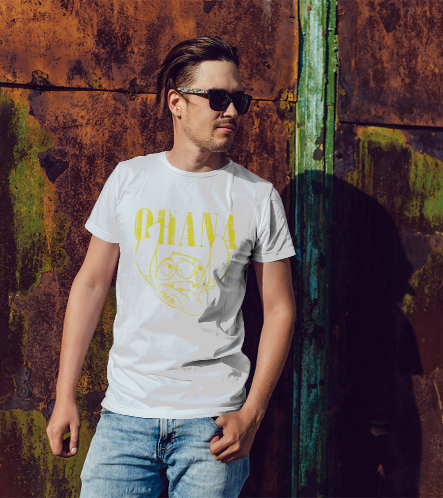Ohana Stitch Nirvana Collaboration T-Shirt