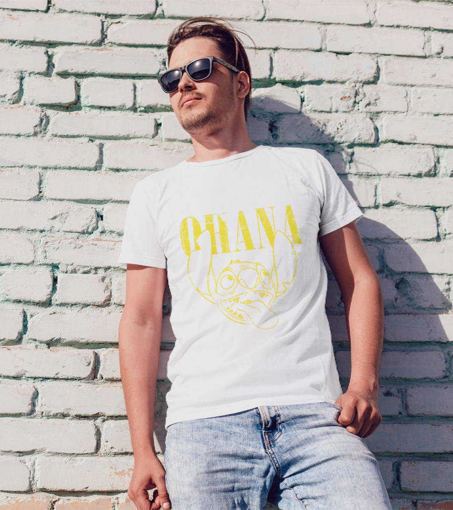 Ohana Stitch Nirvana Collaboration T-Shirt