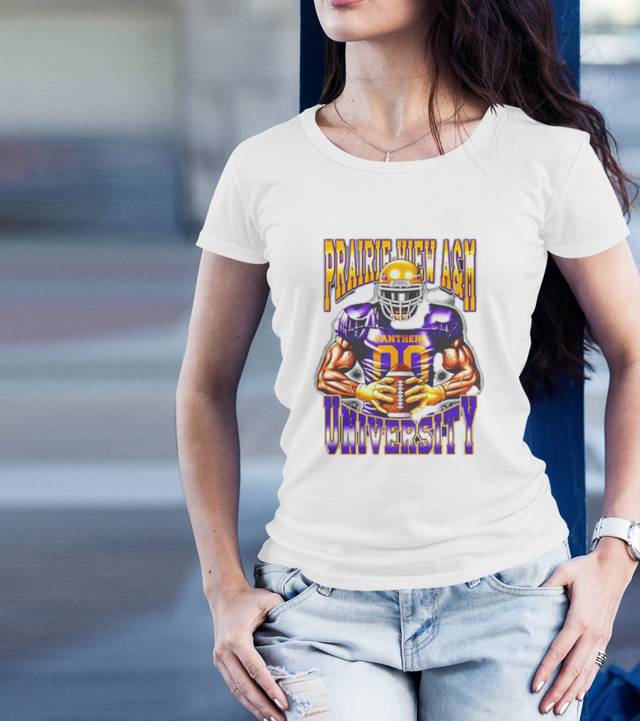 Prairie View A&M University Panthers Football Player 00 T-Shirt