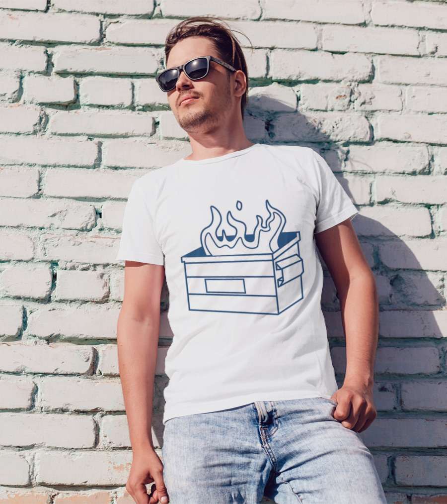 Burn It All Down Dumpster Fire T-Shirt