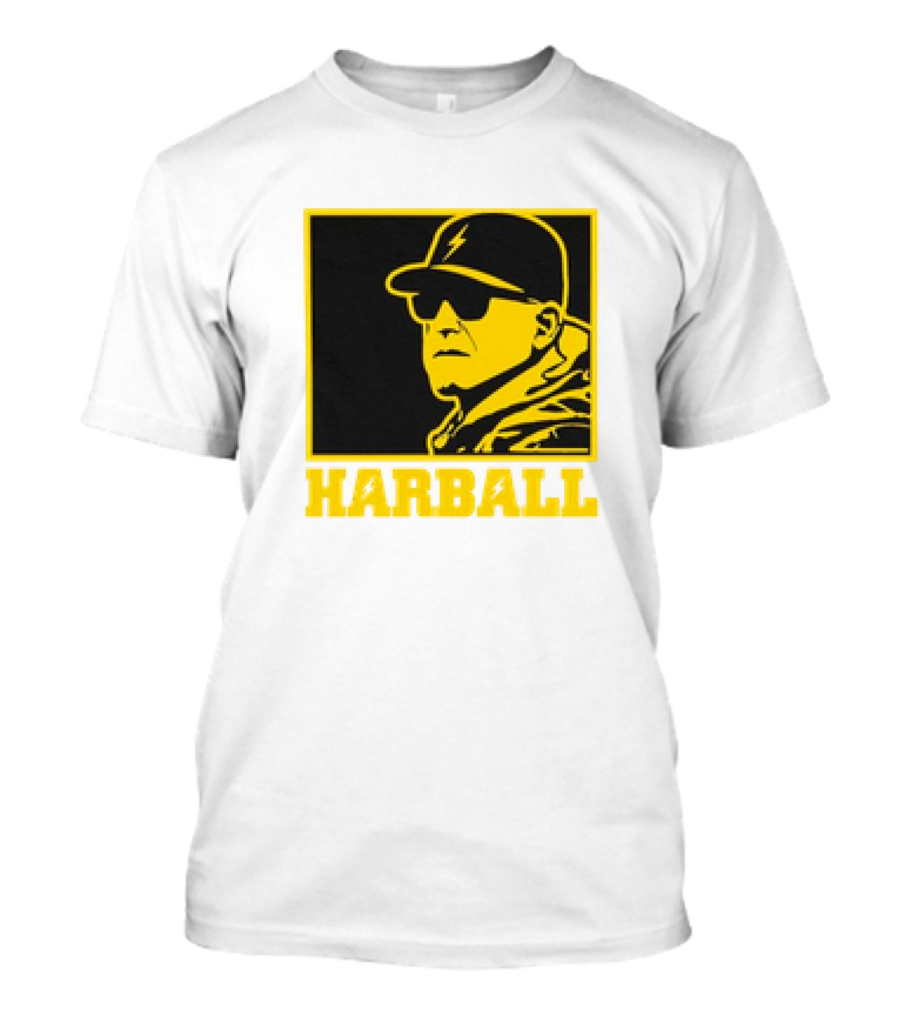 Los Angeles Chargers Harball Jim Harbaugh NFL Royal Iconic T-Shirt