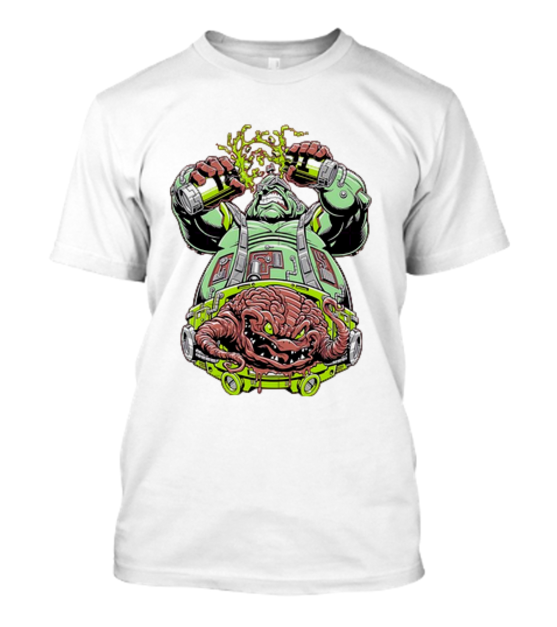 Krang Teenage Mutant Ninja Turtles Android Attack Comic T-Shirt