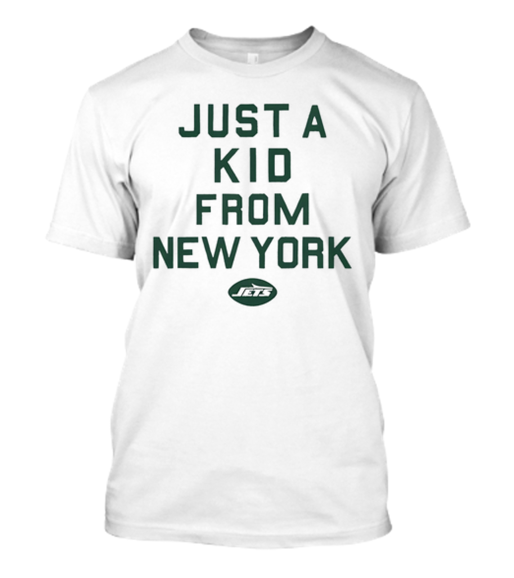 New York Jets Just A Kid From New York NFL Football Jets T-Shirt