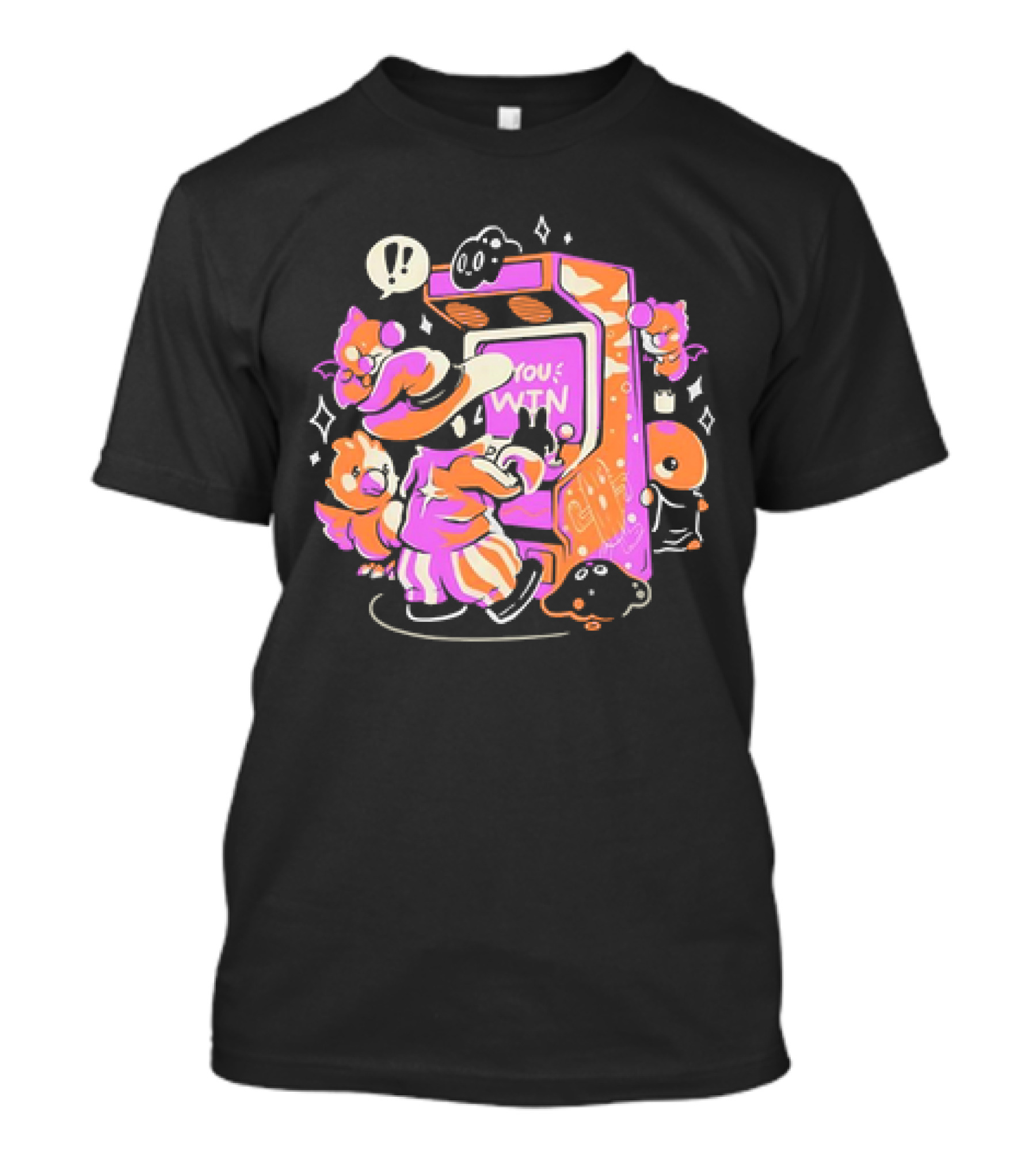 Magic Arcade Vivi And Friends You Win Retro Play T-Shirt
