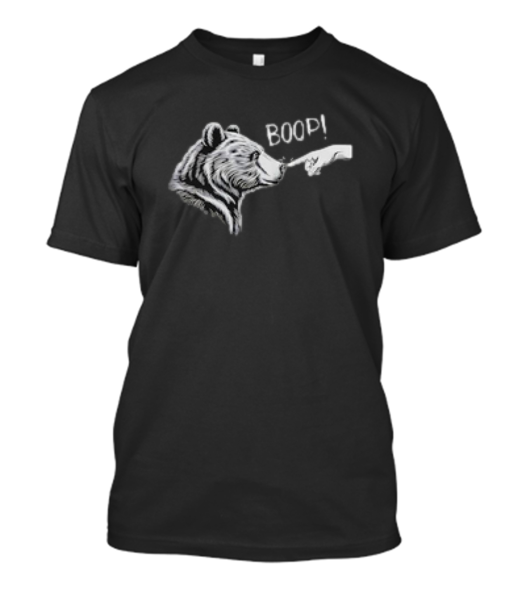 Boop Bear Nose Meme Hand Pointing Boop T-Shirt