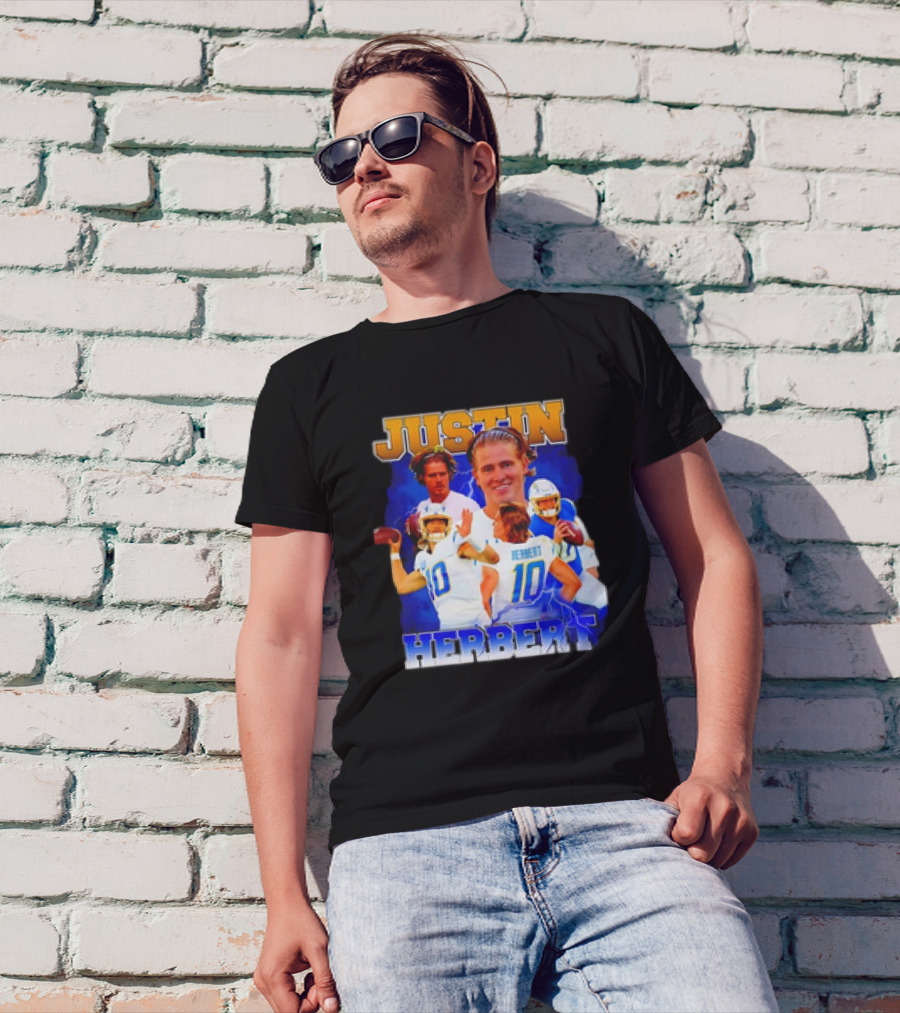 Justin Herbert Football Vintage T-Shirt