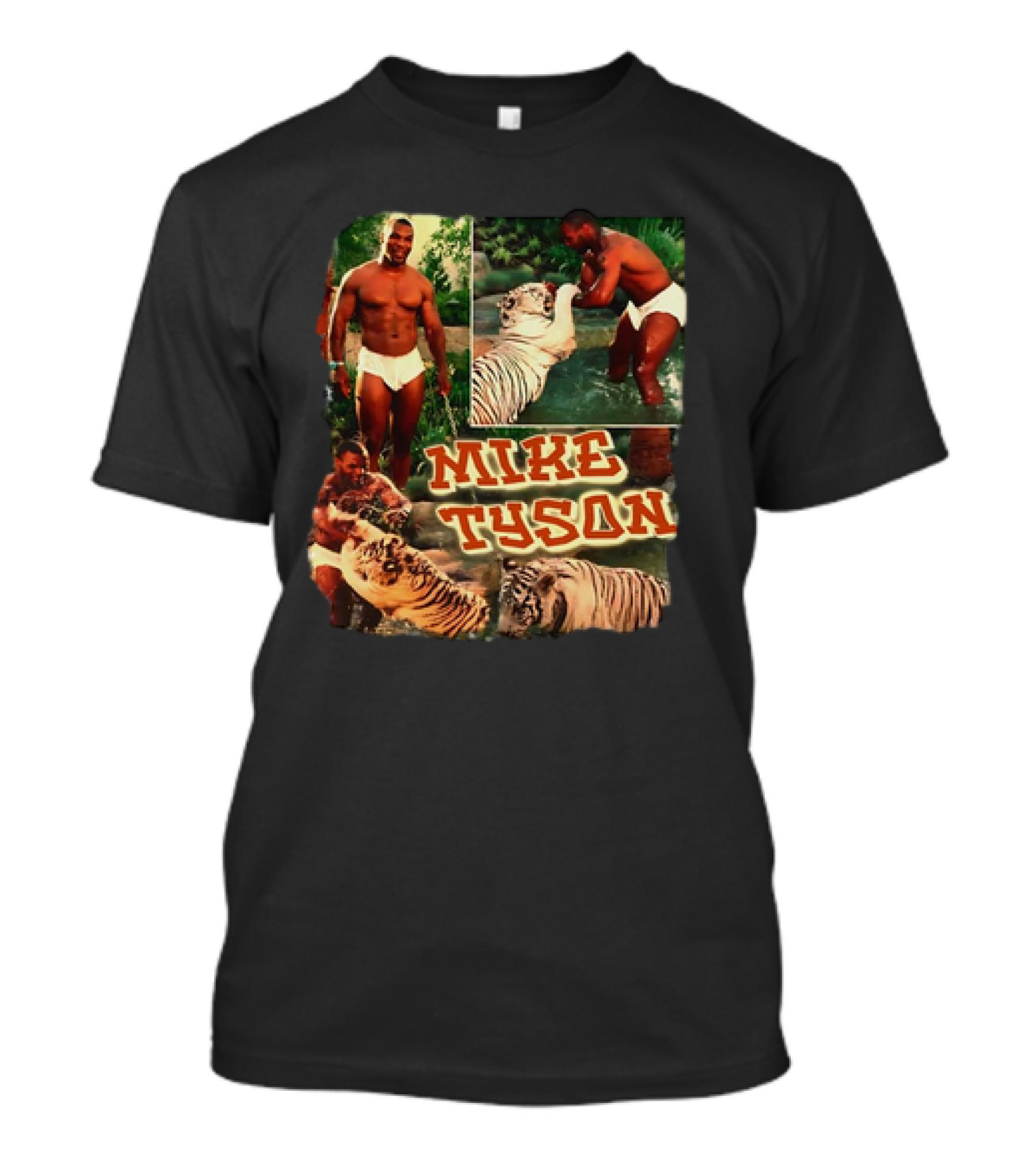 Mike Tyson Tiger Vintage Boxing Moments T-Shirt