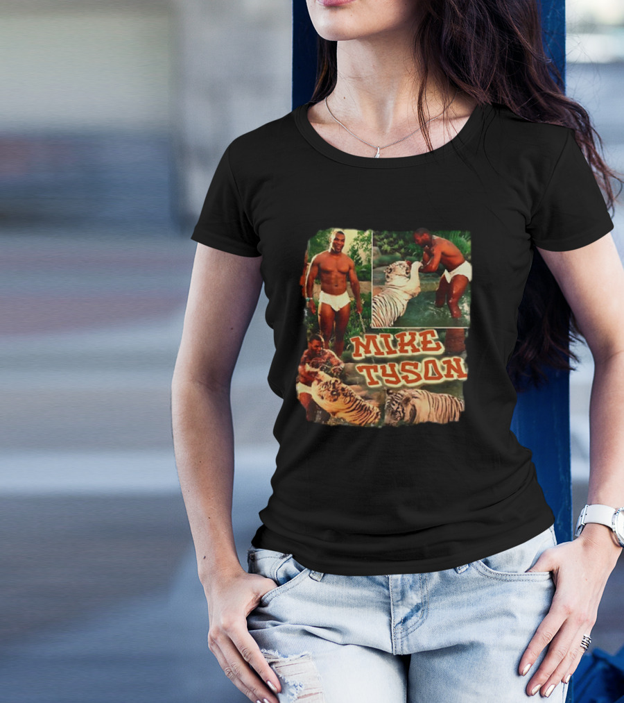 Mike Tyson Tiger Vintage Boxing Moments T-Shirt
