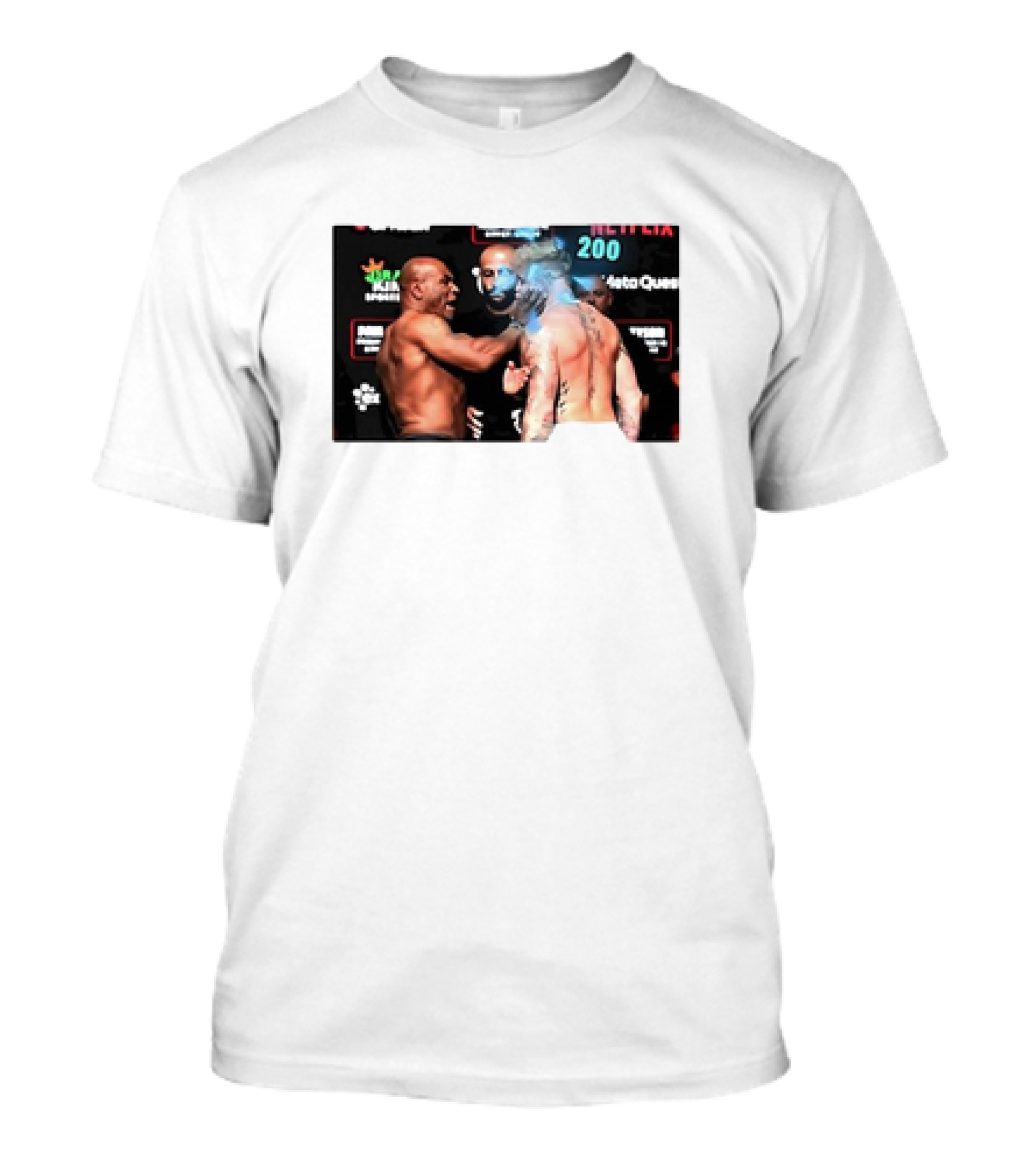 Mike Tyson Power Faceoff Photo 200 T-Shirt