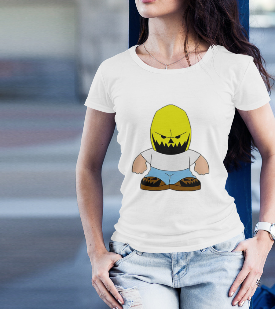 Dude Babbitt Revived Yellow Masked Cartoon Character T-Shirt