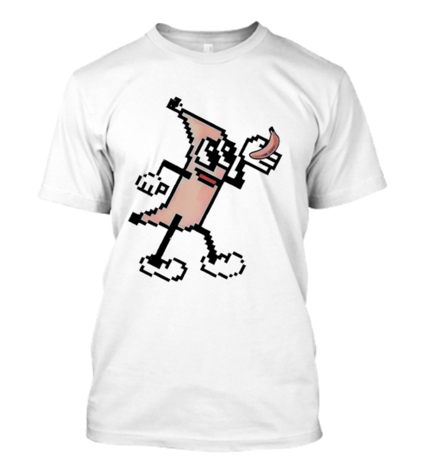 SpaceX Starship Flight 6 It’s Bananas Pixel Art Character Holding Banana T-Shirt