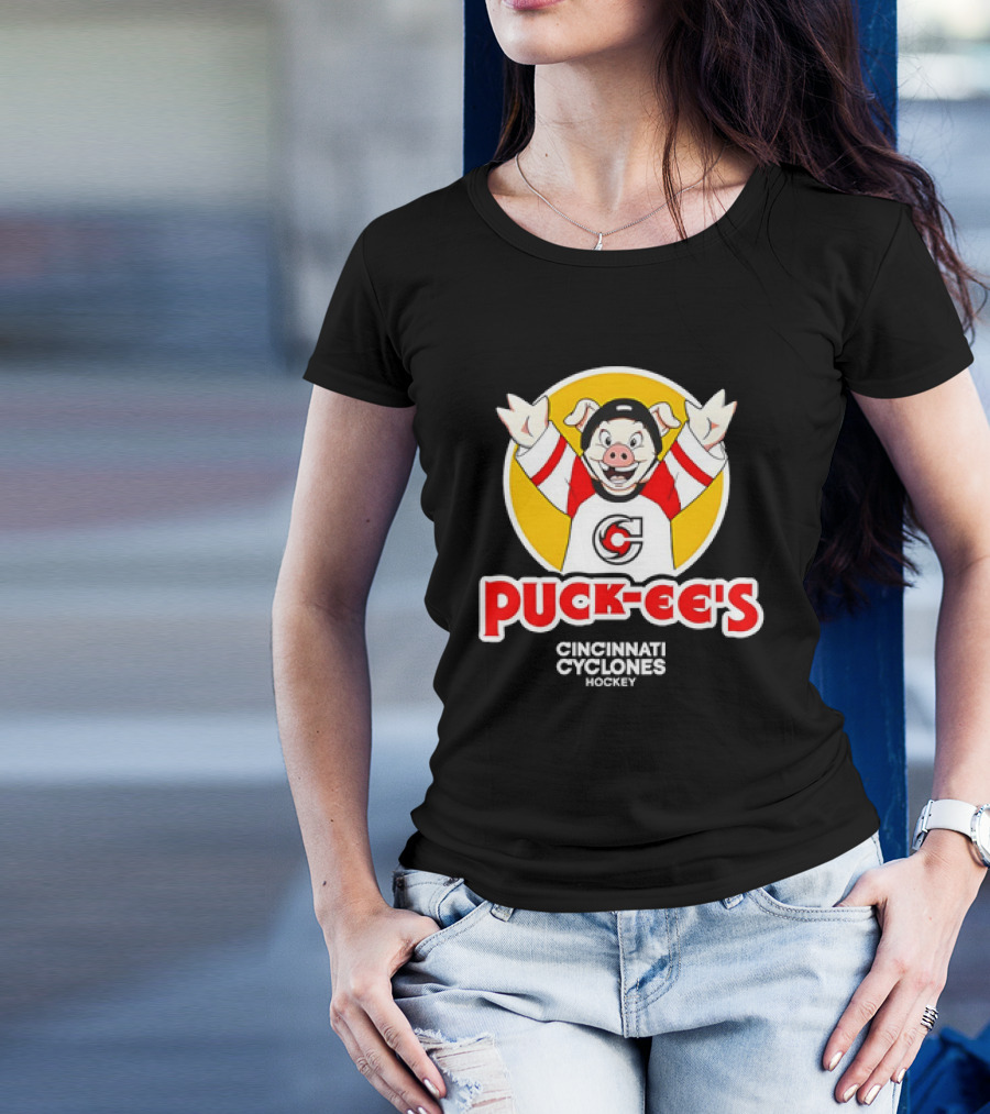 Puck-ee's Cincinnati Cyclones Hockey T-Shirt