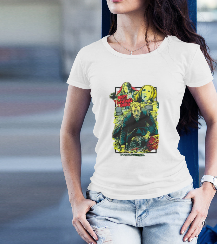 Night Of The Living Dead Horror Collage T-Shirt