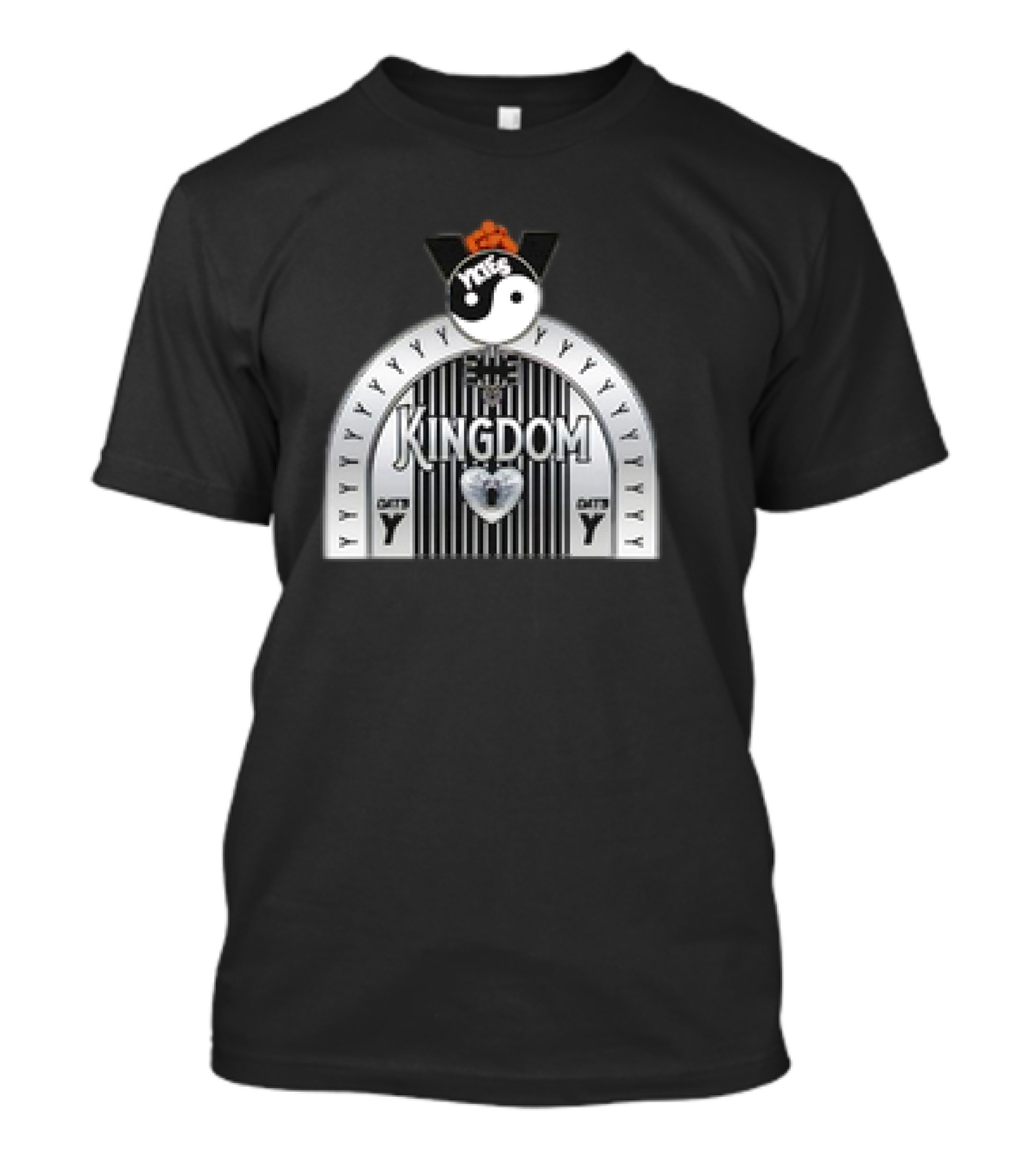 The Keys Yin Yang Crown Kingdom Dats Y I Got The Keys Black T-Shirt