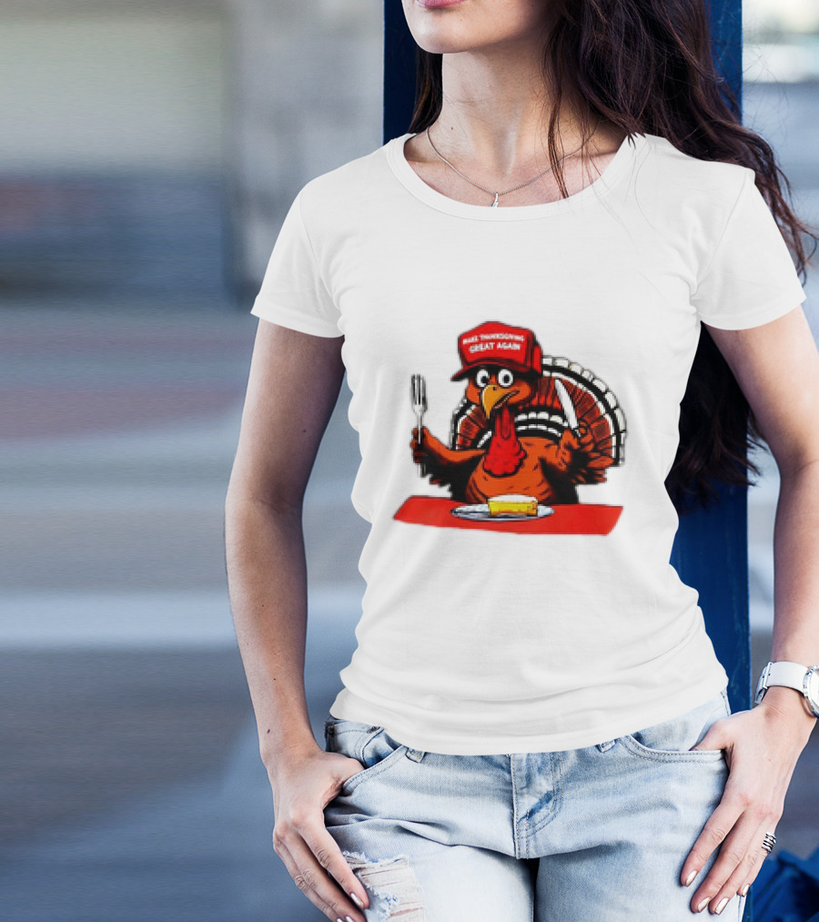 Make Thanksgiving Great Again Trump Turkey Conservativeant T-Shirt