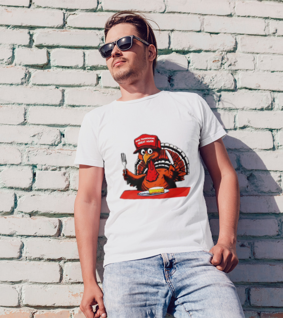 Make Thanksgiving Great Again Trump Turkey Conservativeant T-Shirt