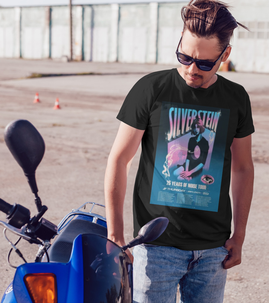 SILVERSTEIN 25 Years Of Noise Tour 2025 With Special Guests Thursday And Arms Length T-Shirt