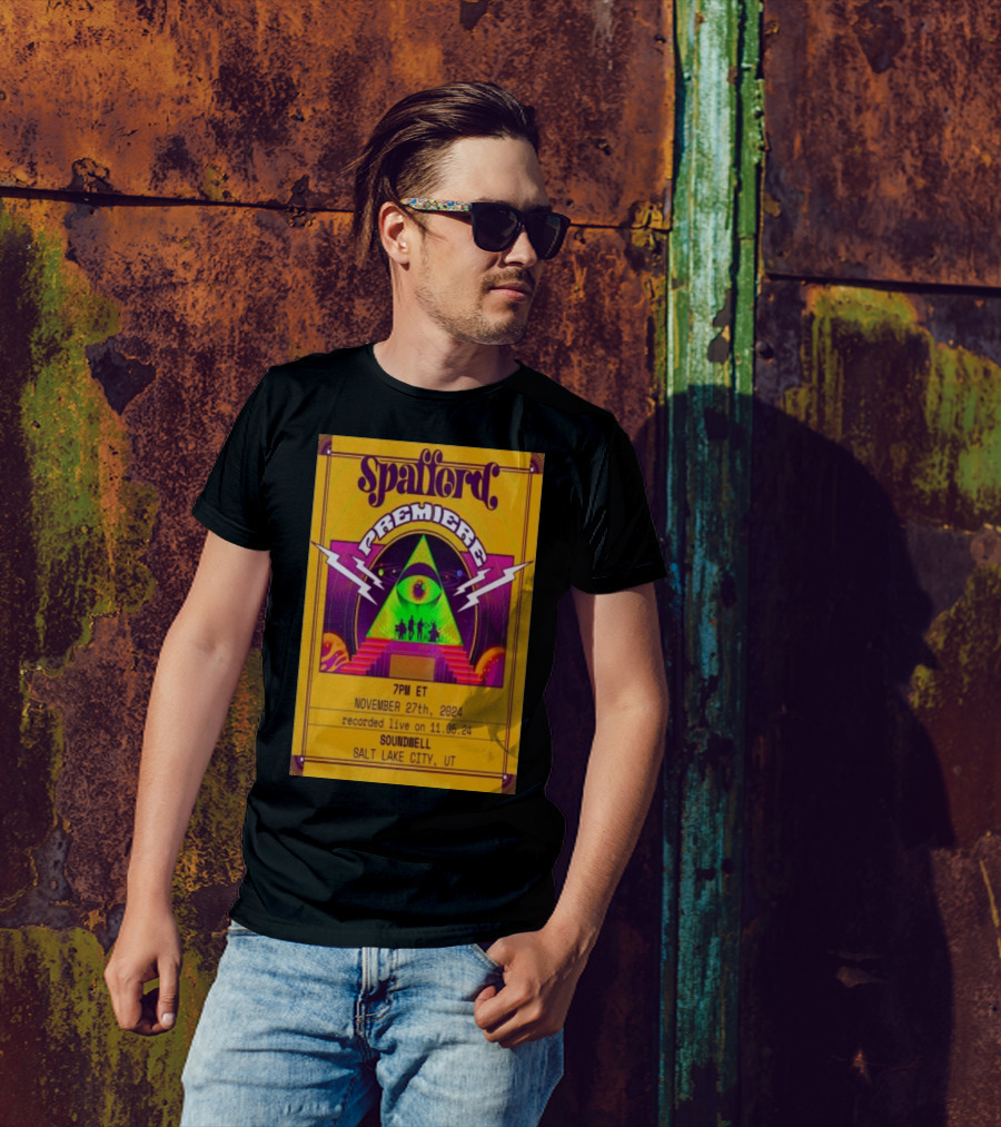 Spafford Premiere Recorded Live 11.05.24 Soundwell Salt Lake City UT 7PM ET November 27th T-Shirt