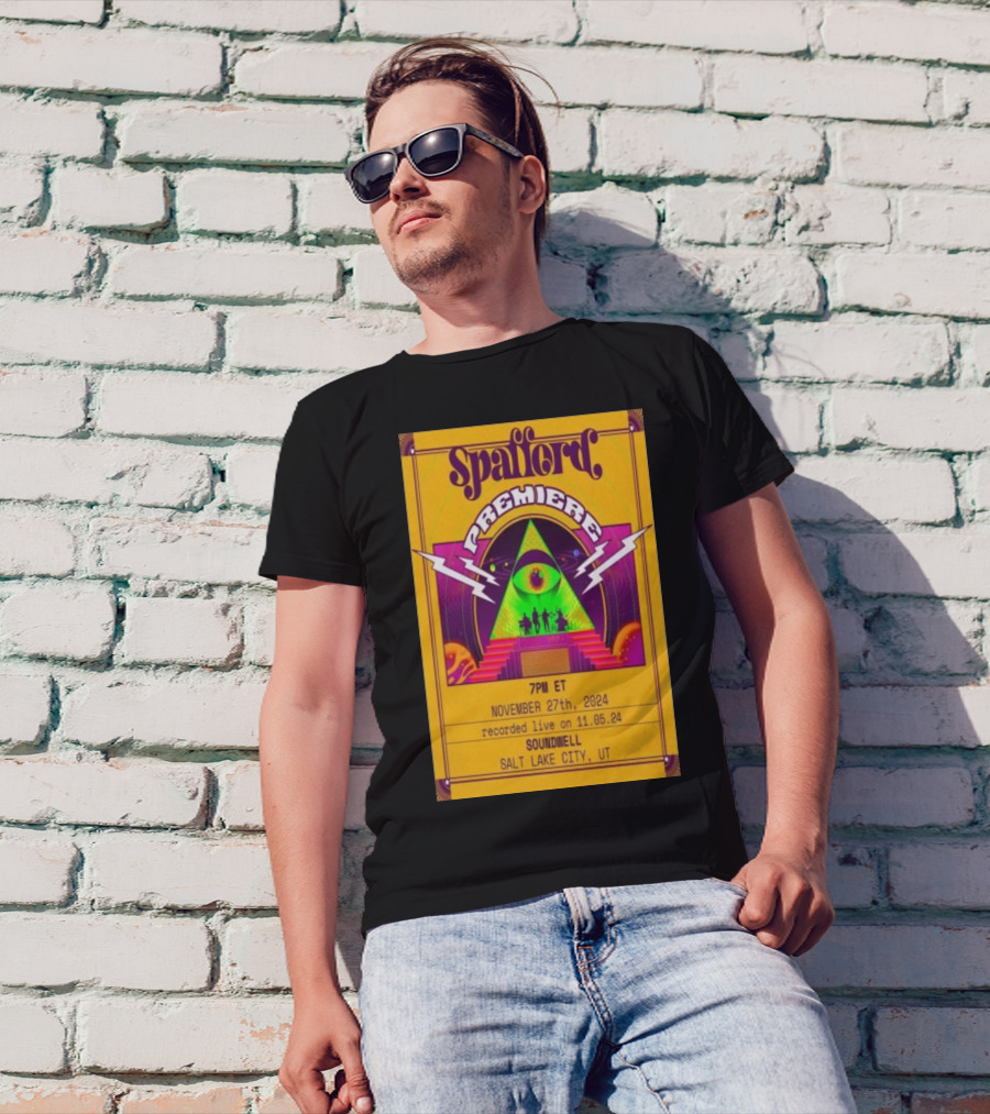 Spafford Premiere Recorded Live 11.05.24 Soundwell Salt Lake City UT 7PM ET November 27th T-Shirt