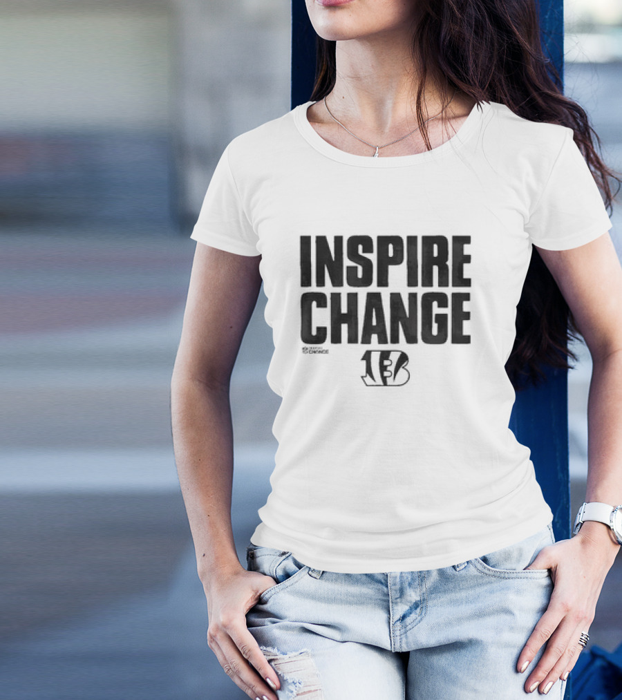 Cincinnati Bengals B Inspire Change 2024 NFL Campaign T-Shirt