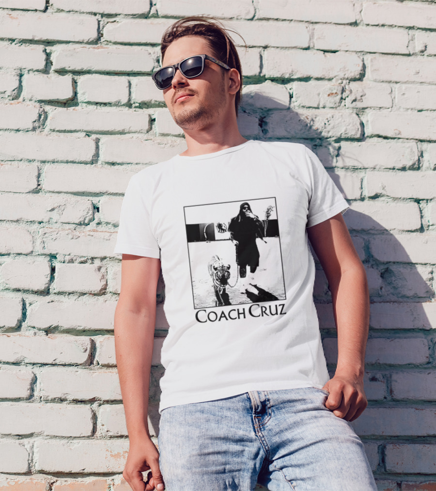 Coach Plinio Cruz Walking Tiger T-Shirt