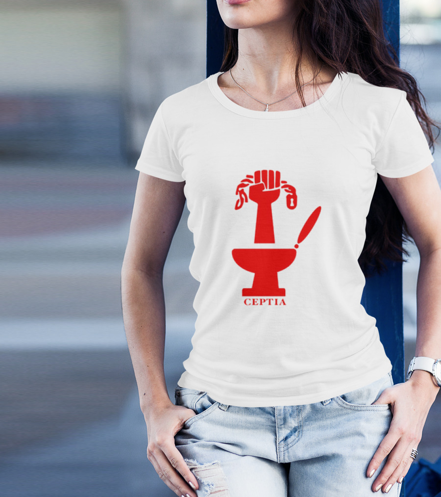 CEPTIA Committee To End Pay Toilets In America Red Fist And Toilet T-Shirt