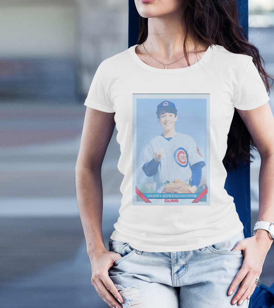 Henry Rowengartner Cubs Rookie Of The Year Baseball Card T-Shirt