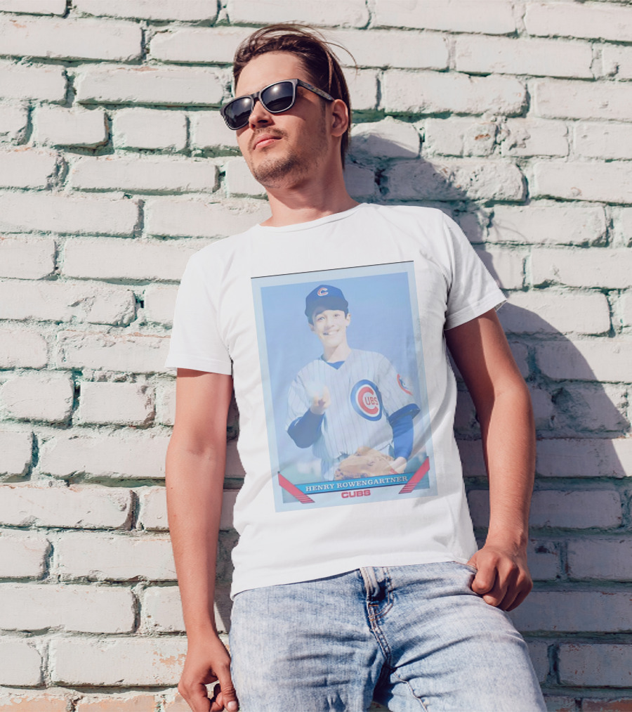Henry Rowengartner Cubs Rookie Of The Year Baseball Card T-Shirt