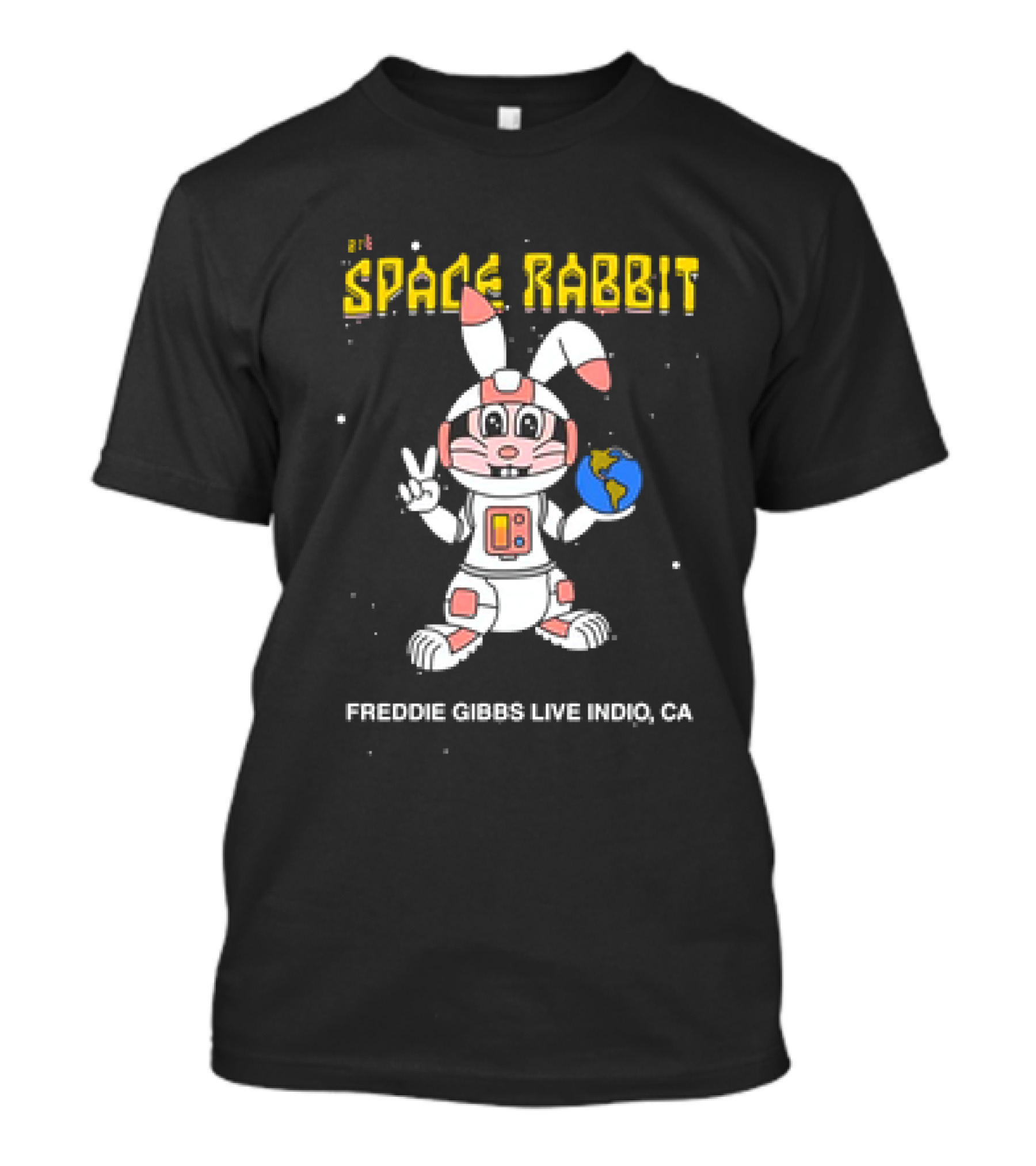 Freddie Gibbs Live Indio California Space Rabbit T-Shirt