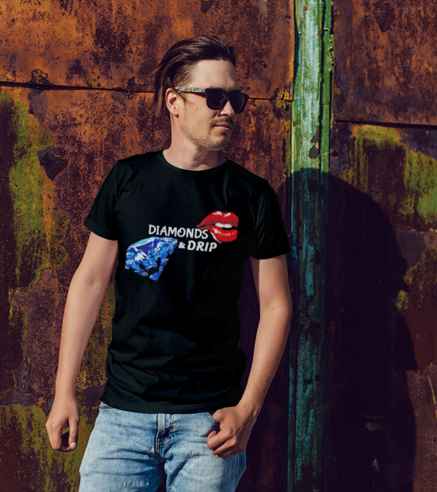 Diamonds And Drip Lips Of Seduction Classic T-Shirt