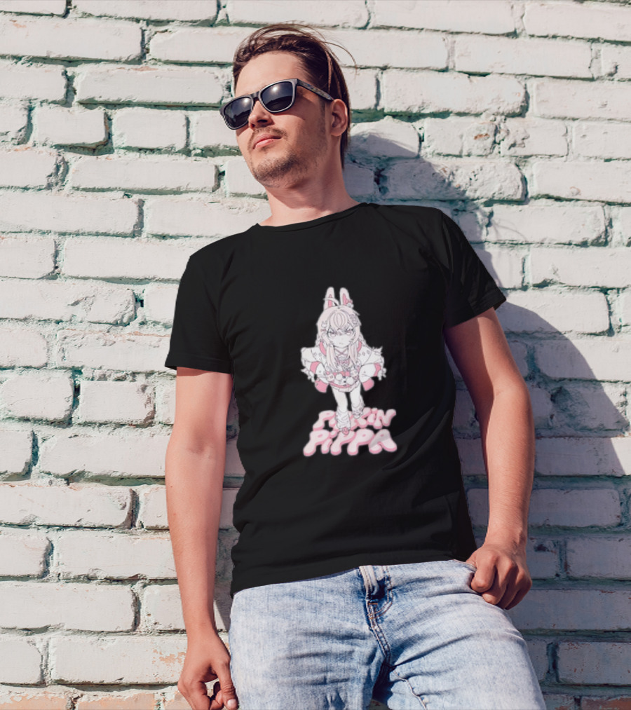 Pipkin Pippa Bunny Girl Anime Character T-Shirt