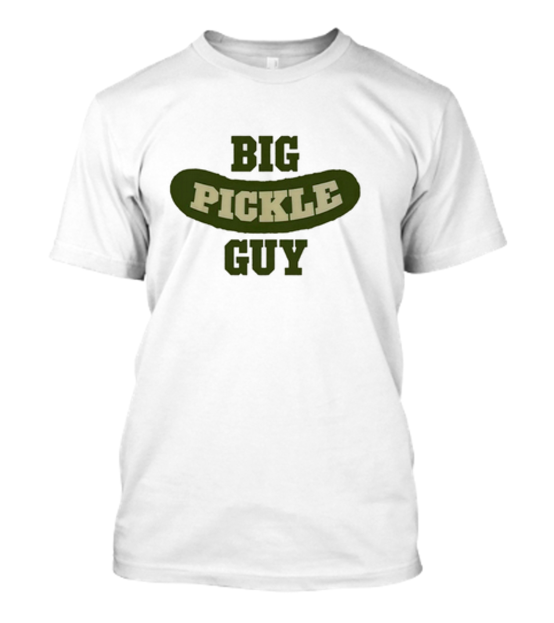 Big Pickle Guy Classic Humorous Text T-Shirt