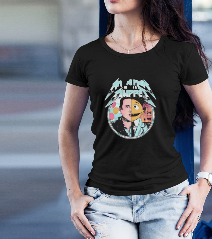 Am I A Man Or A Muppet Split Face Meme T-Shirt