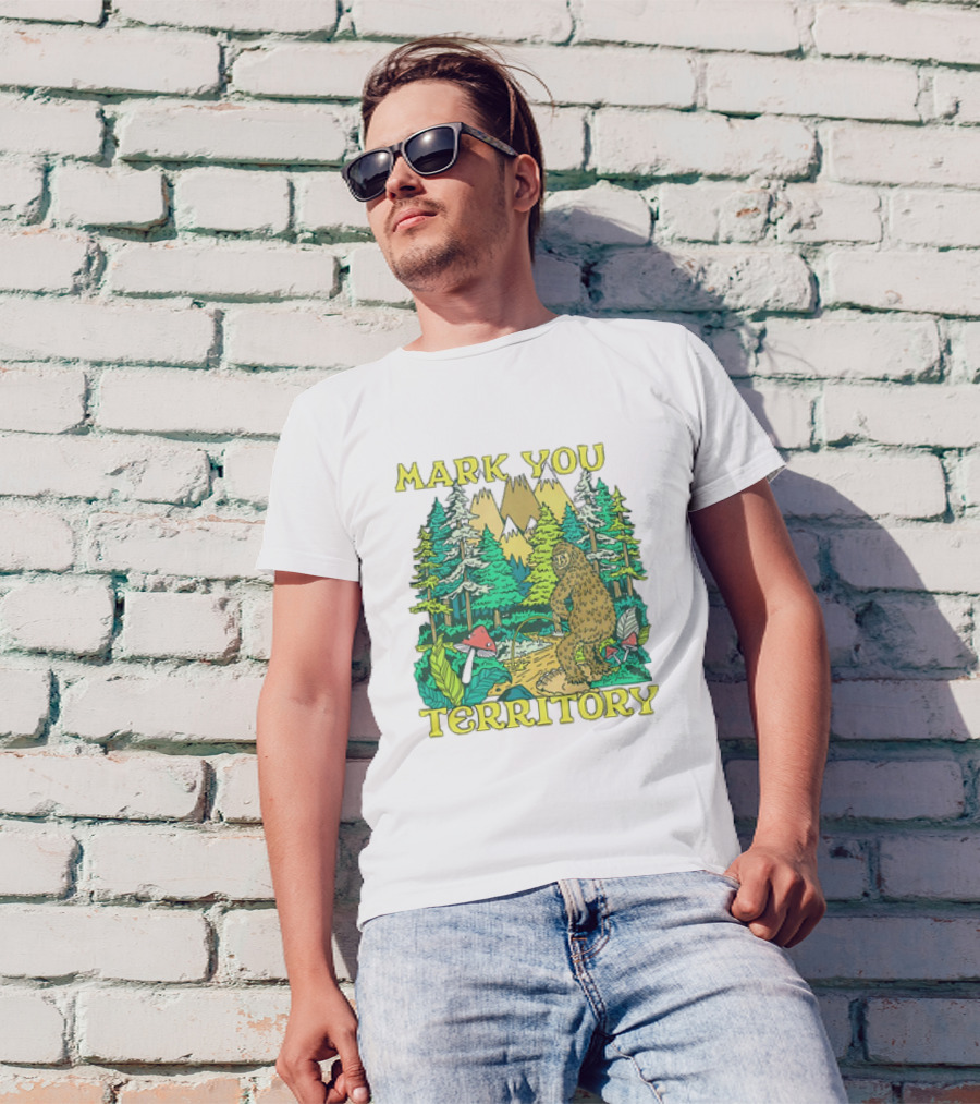 Mark Your Territory Bigfoot Forest Adventure T-Shirt