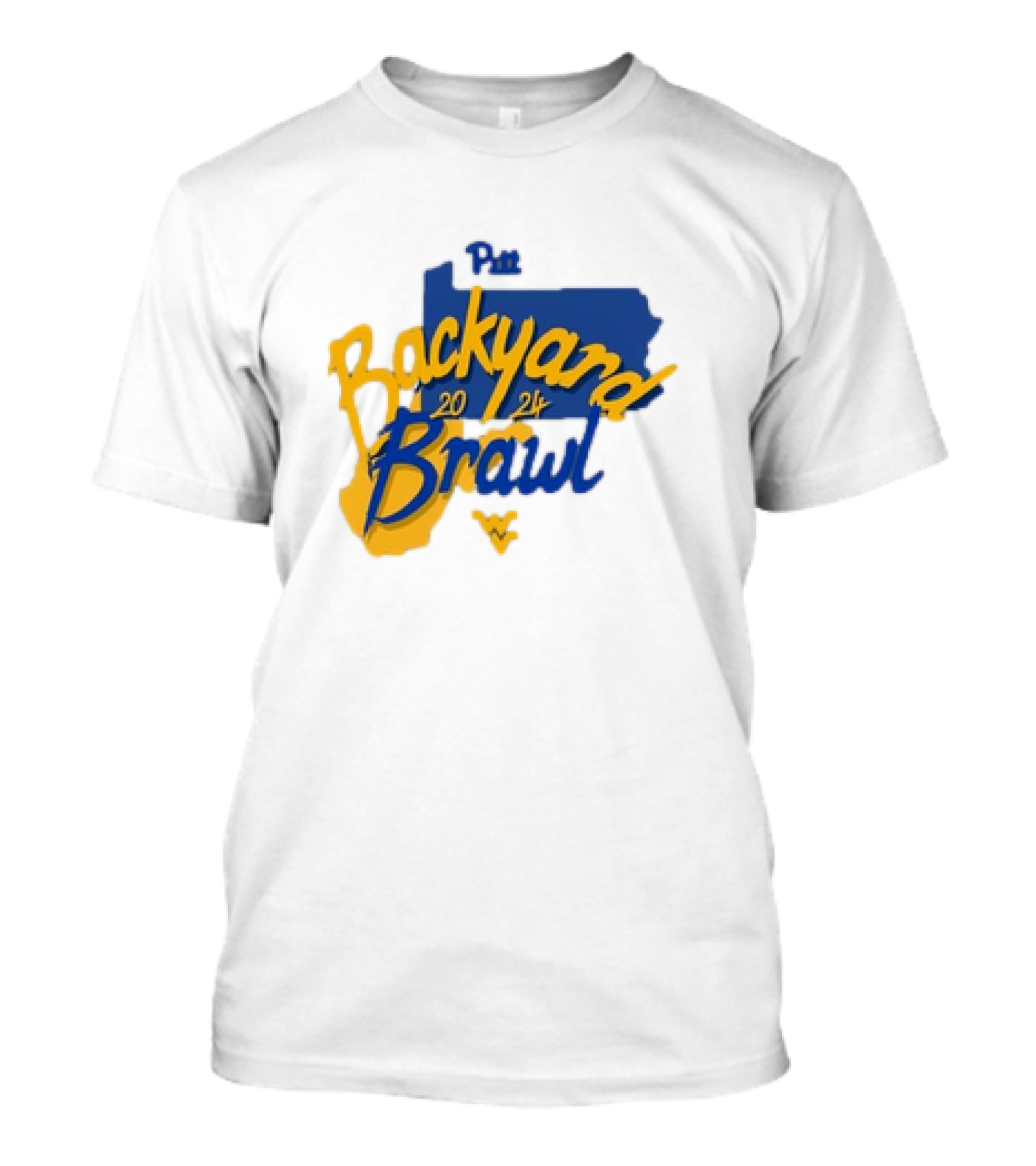 Pitt Panthers Backyard Brawl 2024 West Virginia Mountaineers T-Shirt