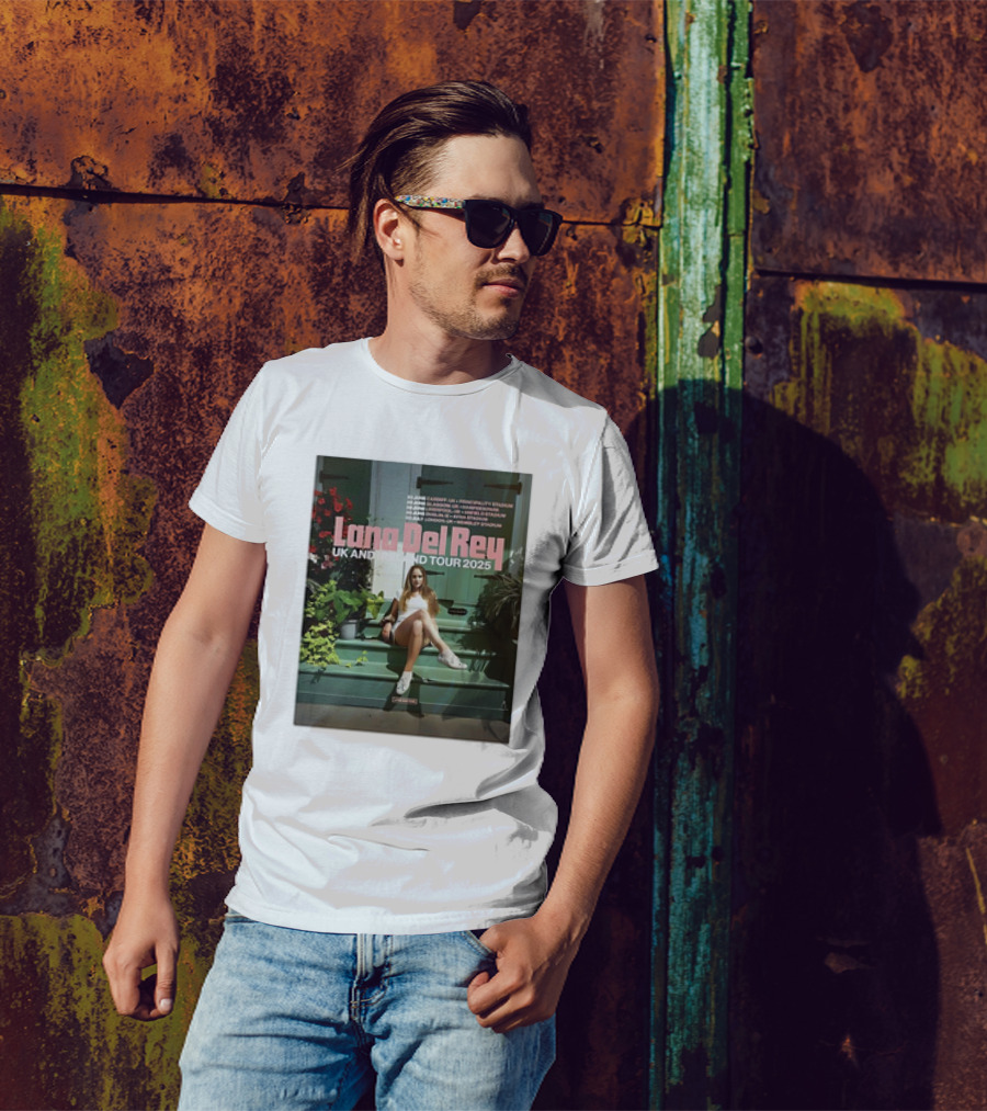 Lana Del Rey UK And Ireland Tour 2025 Dublin Manchester Glasgow London Birmingham Wembley Stadium T-Shirt
