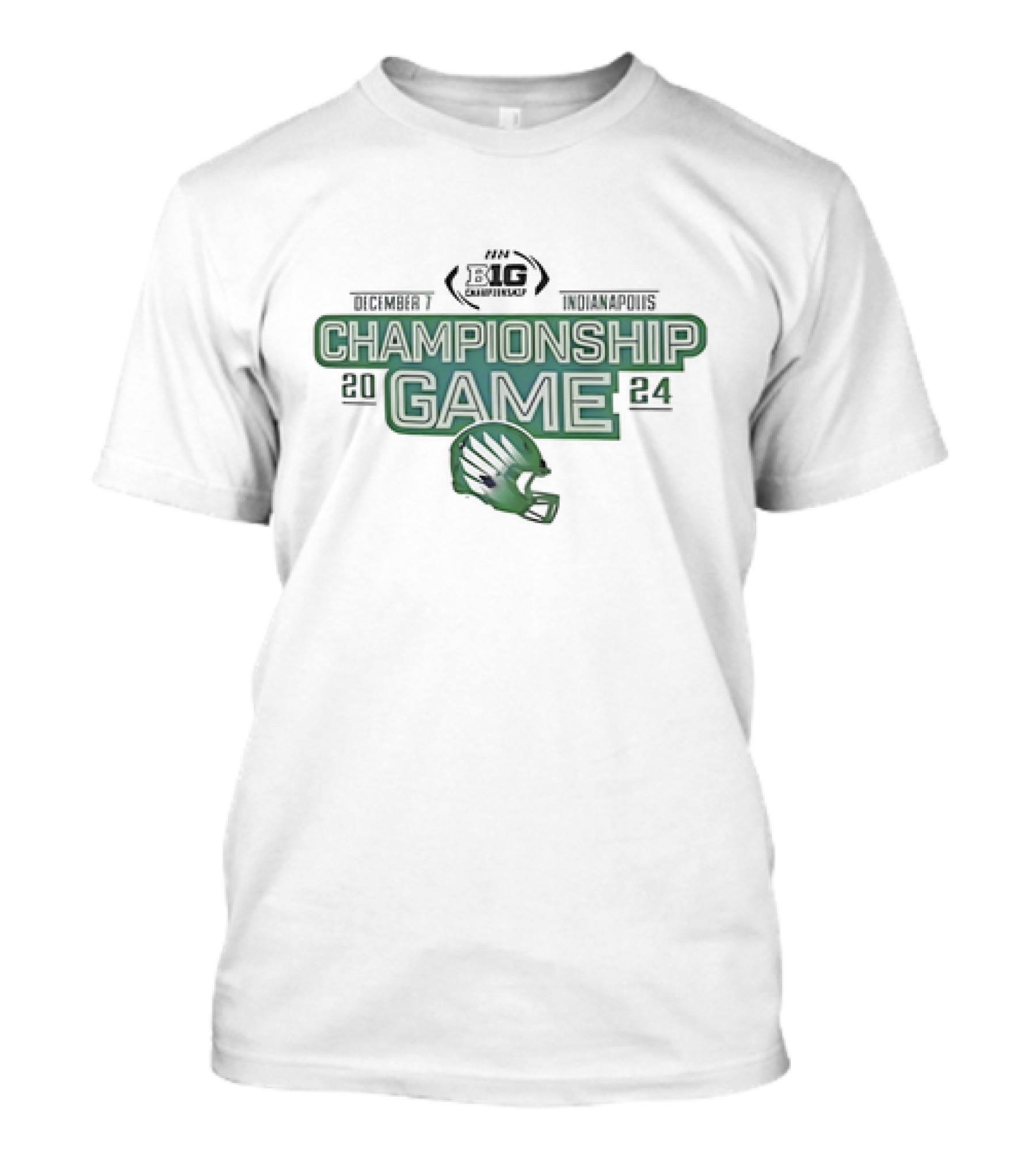 December 7 Big Ten Championship Game 2024 Indianapolis Oregon Ducks T-Shirt