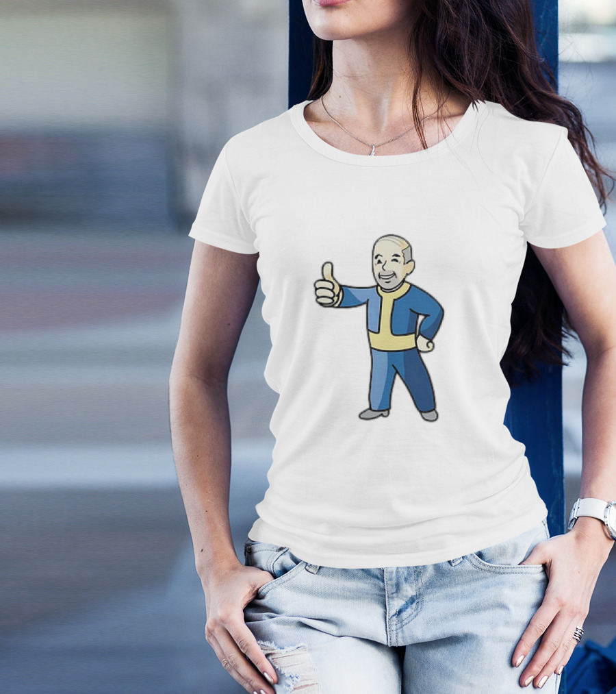 Vault Boy Nate Fallout Cartoons T-Shirt
