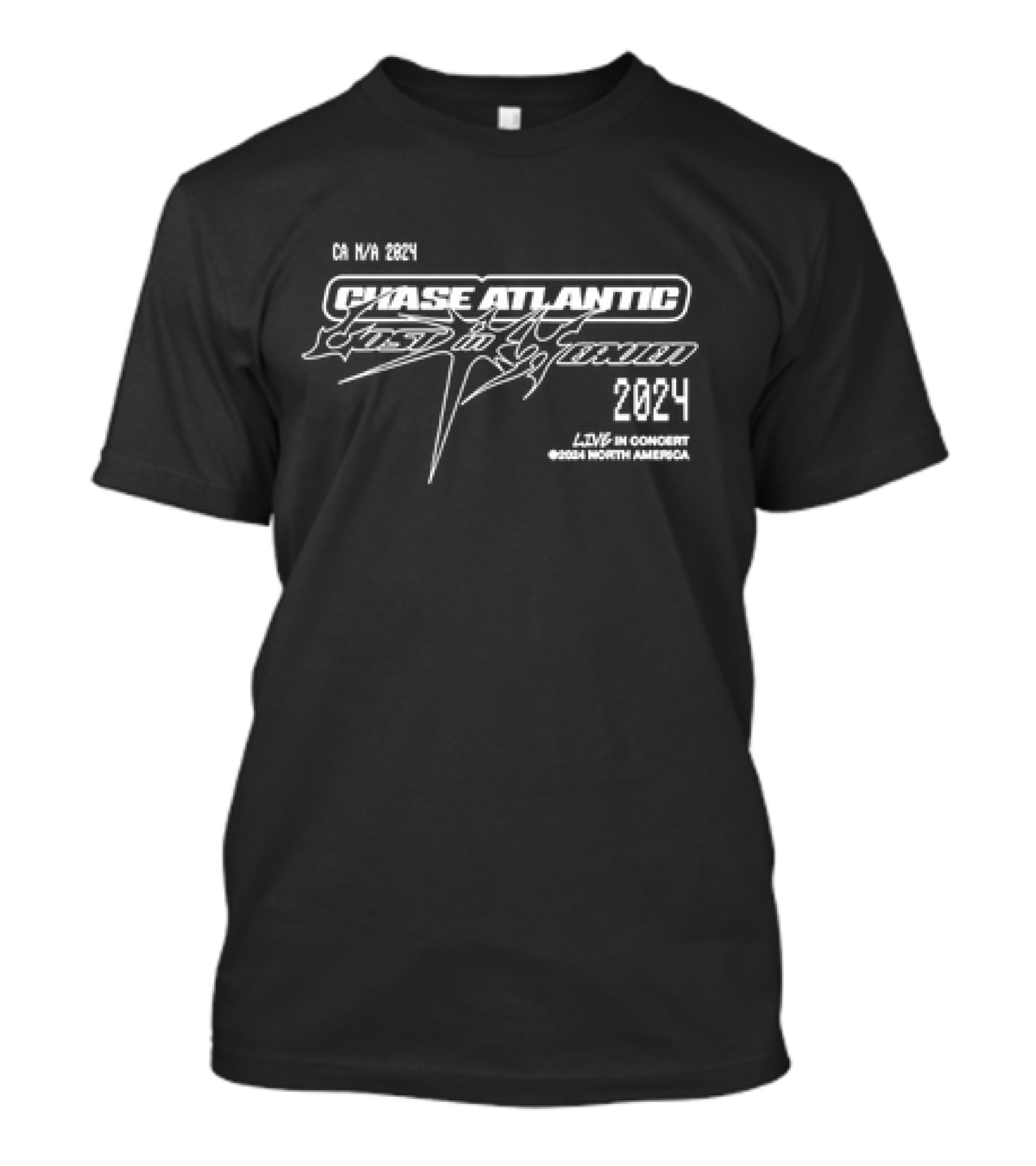 Chase Atlantic Lost In Heaven 2024 Live In Concert North America Tour Dates T-Shirt