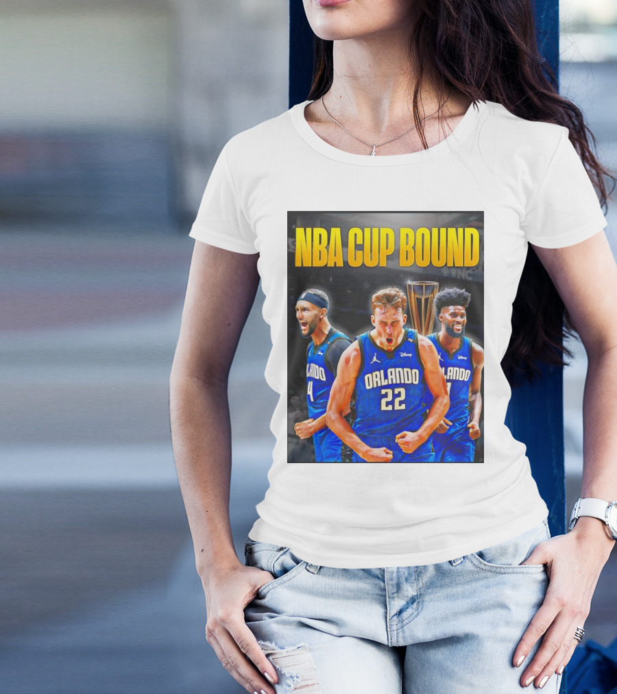NBA Cup Bound Orlando Magic Jonathan Isaac Jalen Suggs Franz Wagner T-Shirt
