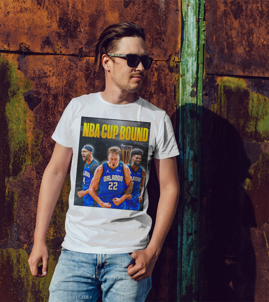 NBA Cup Bound Orlando Magic Jonathan Isaac Jalen Suggs Franz Wagner T-Shirt