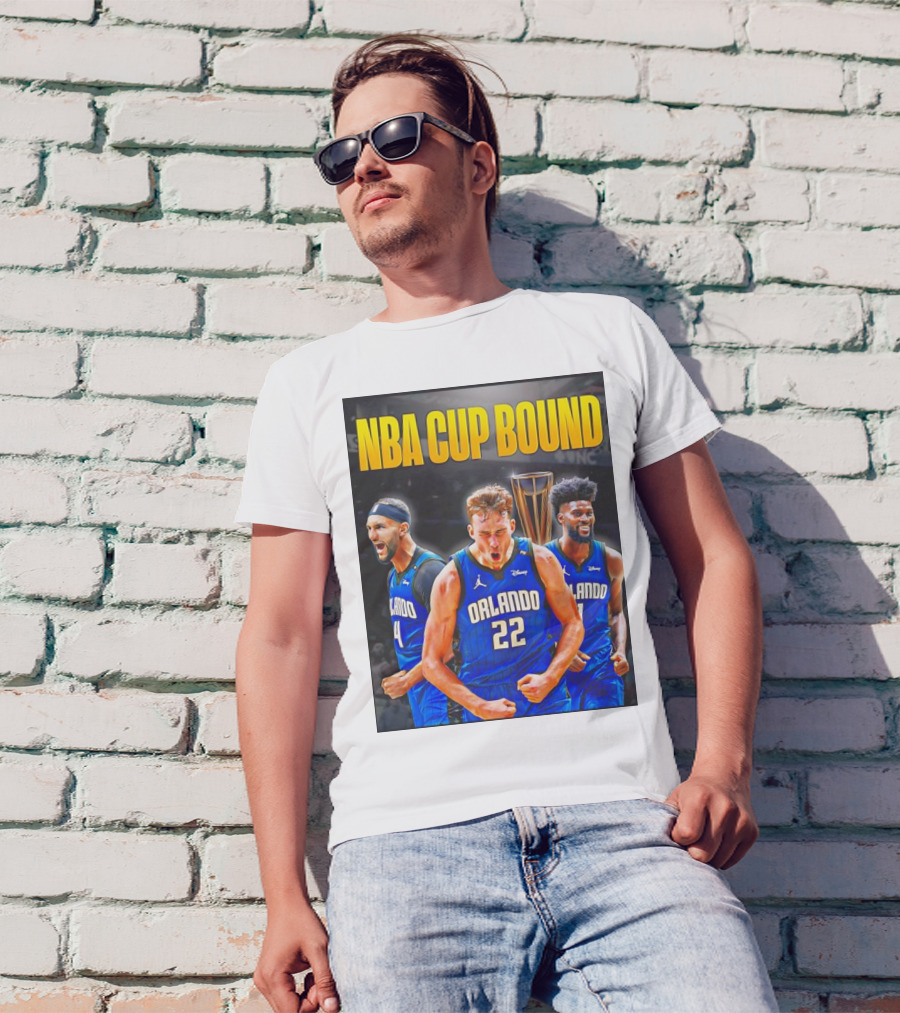 NBA Cup Bound Orlando Magic Jonathan Isaac Jalen Suggs Franz Wagner T-Shirt