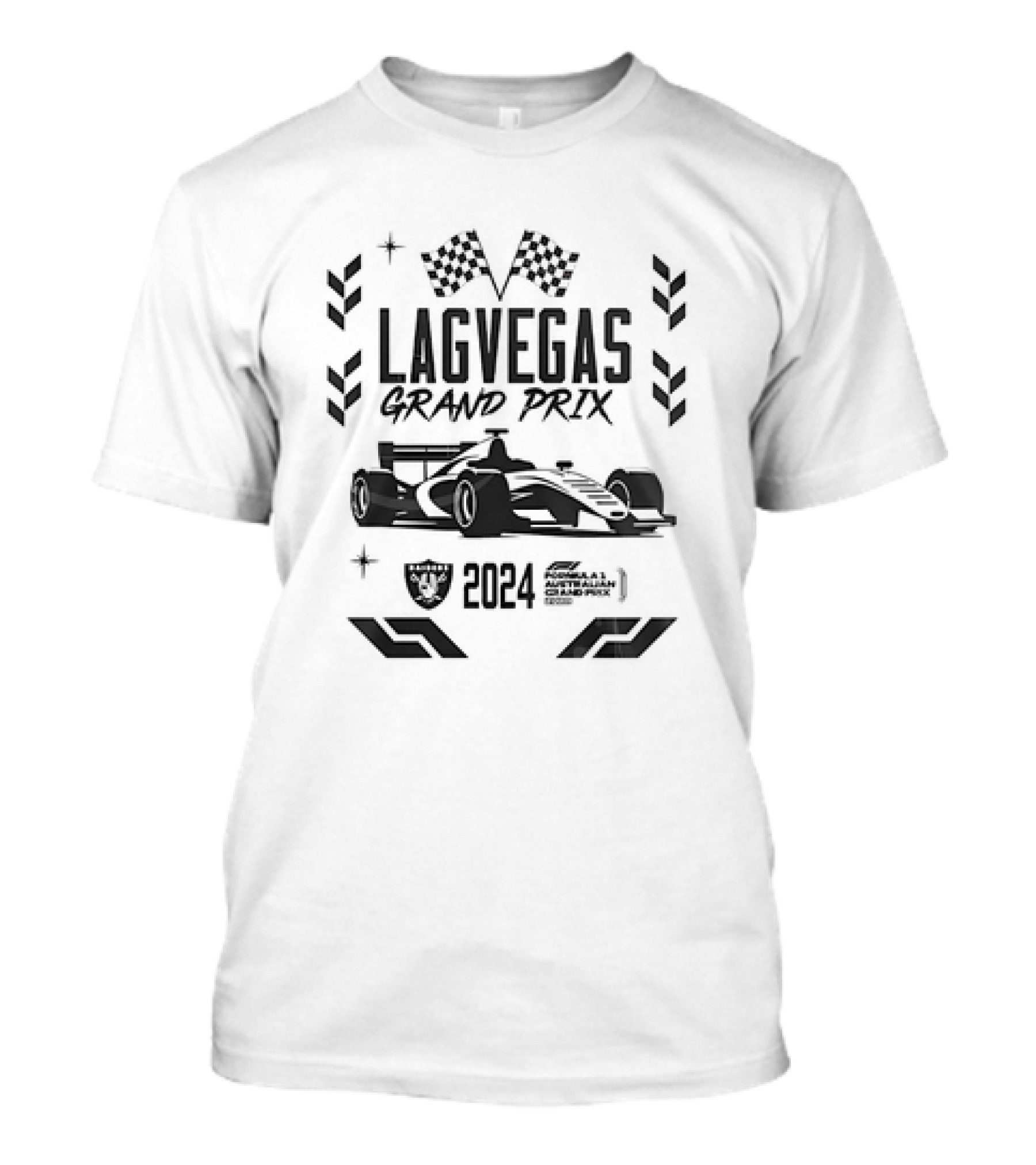 Las Vegas Raiders Formula 1 Grand Prix 2024 Racing Event T-Shirt