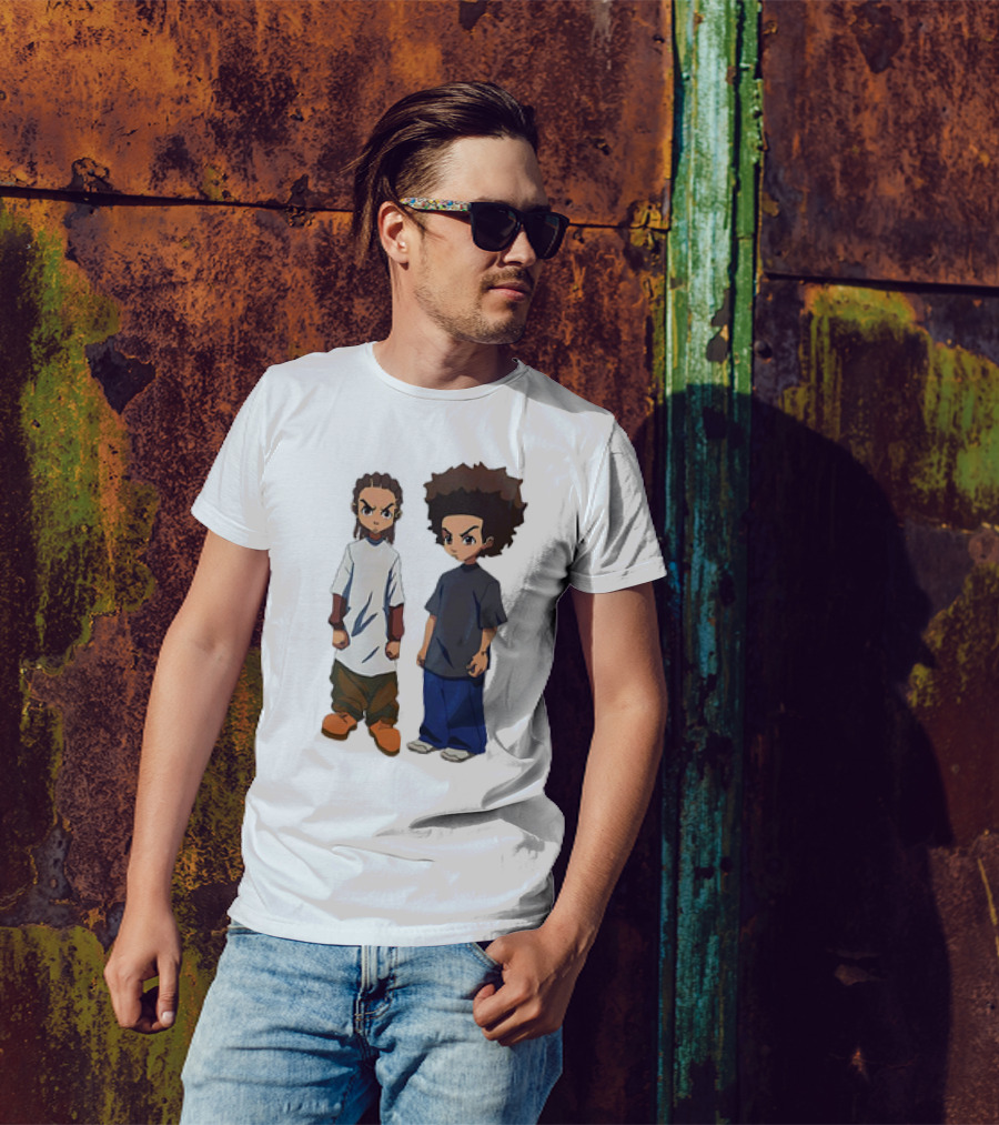 The Boondocks Huey And Riley Duo T-Shirt