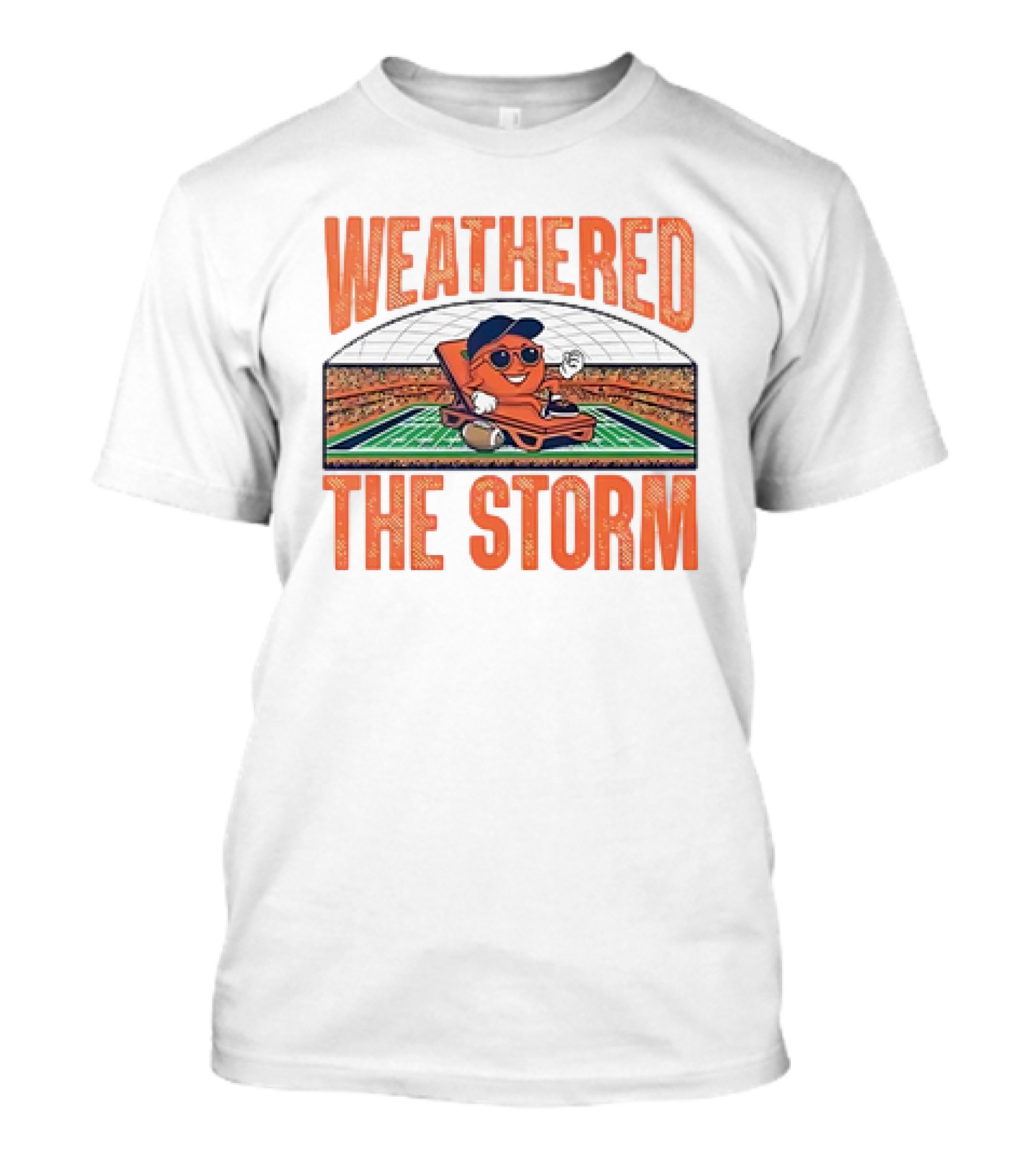 Weathered The Storm Syracuse Orange Stadium Mascot T-Shirt