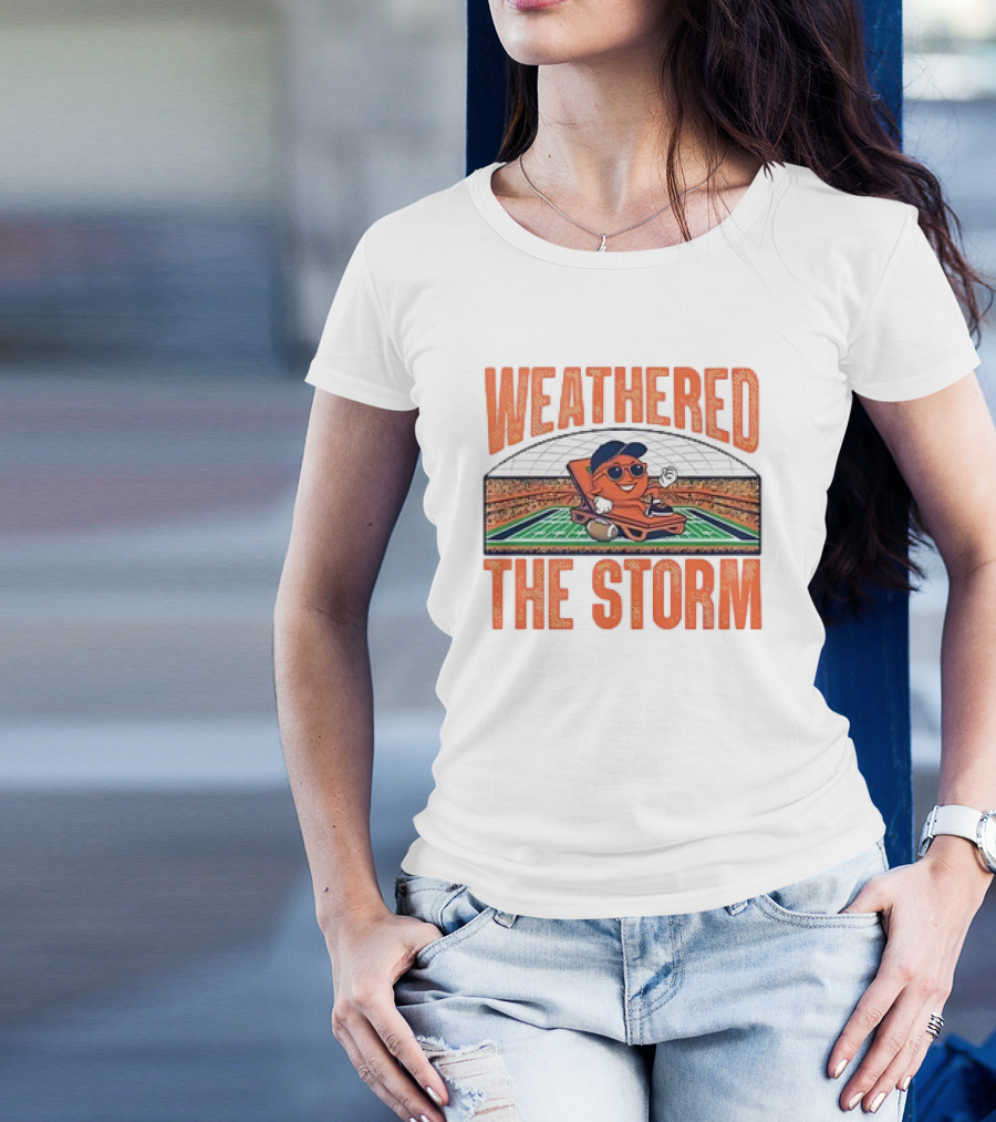 Weathered The Storm Syracuse Orange Stadium Mascot T-Shirt