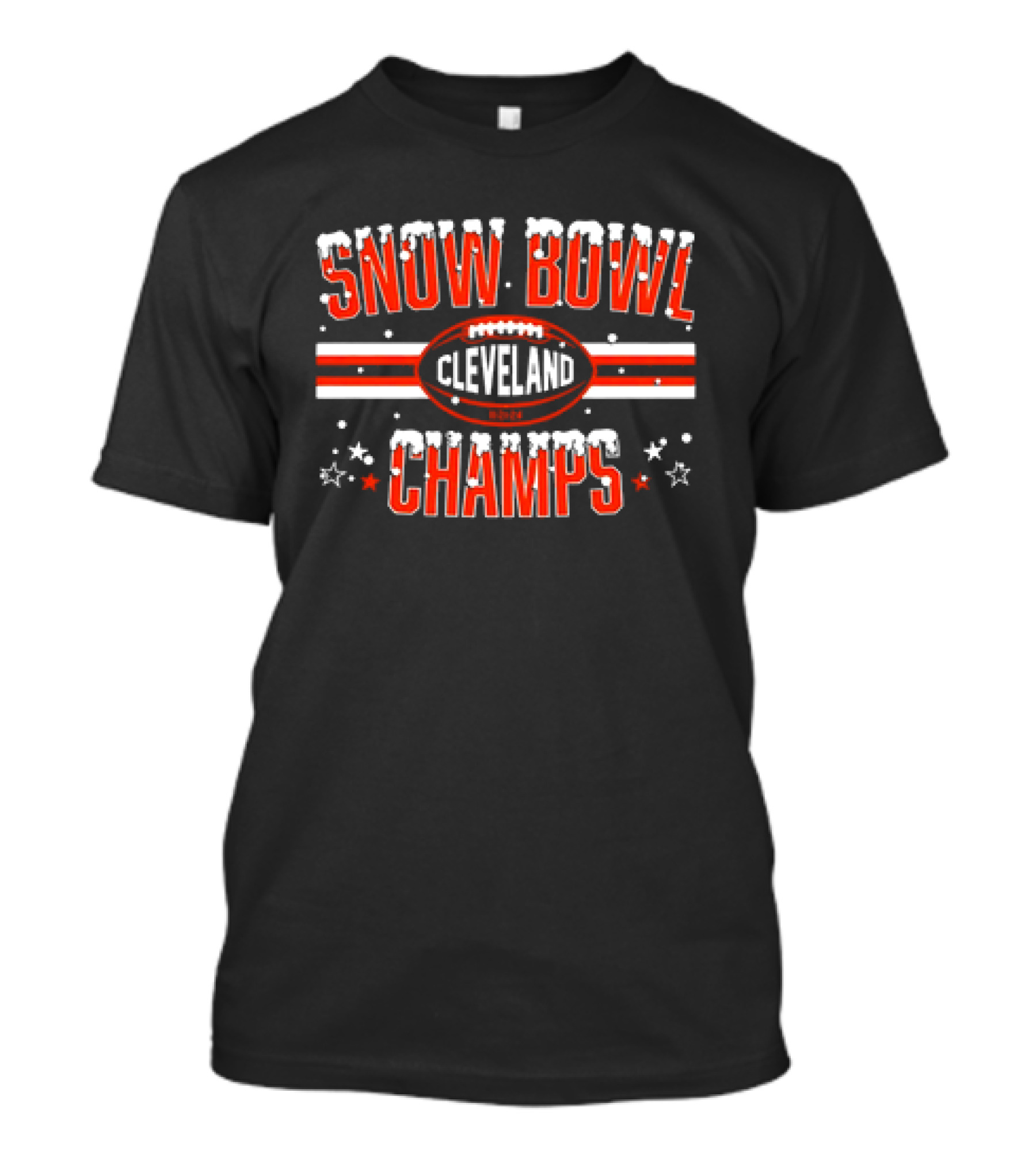 Snow Bowl Champs Cleveland Football Est. 1966 T-Shirt